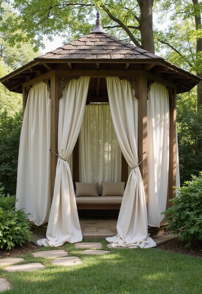 Fabric Drapes for Added Privacy