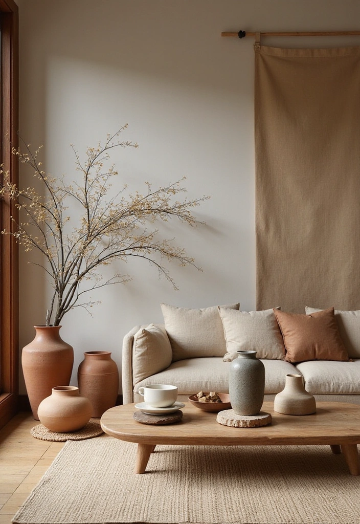 Earthy Materials in Decor