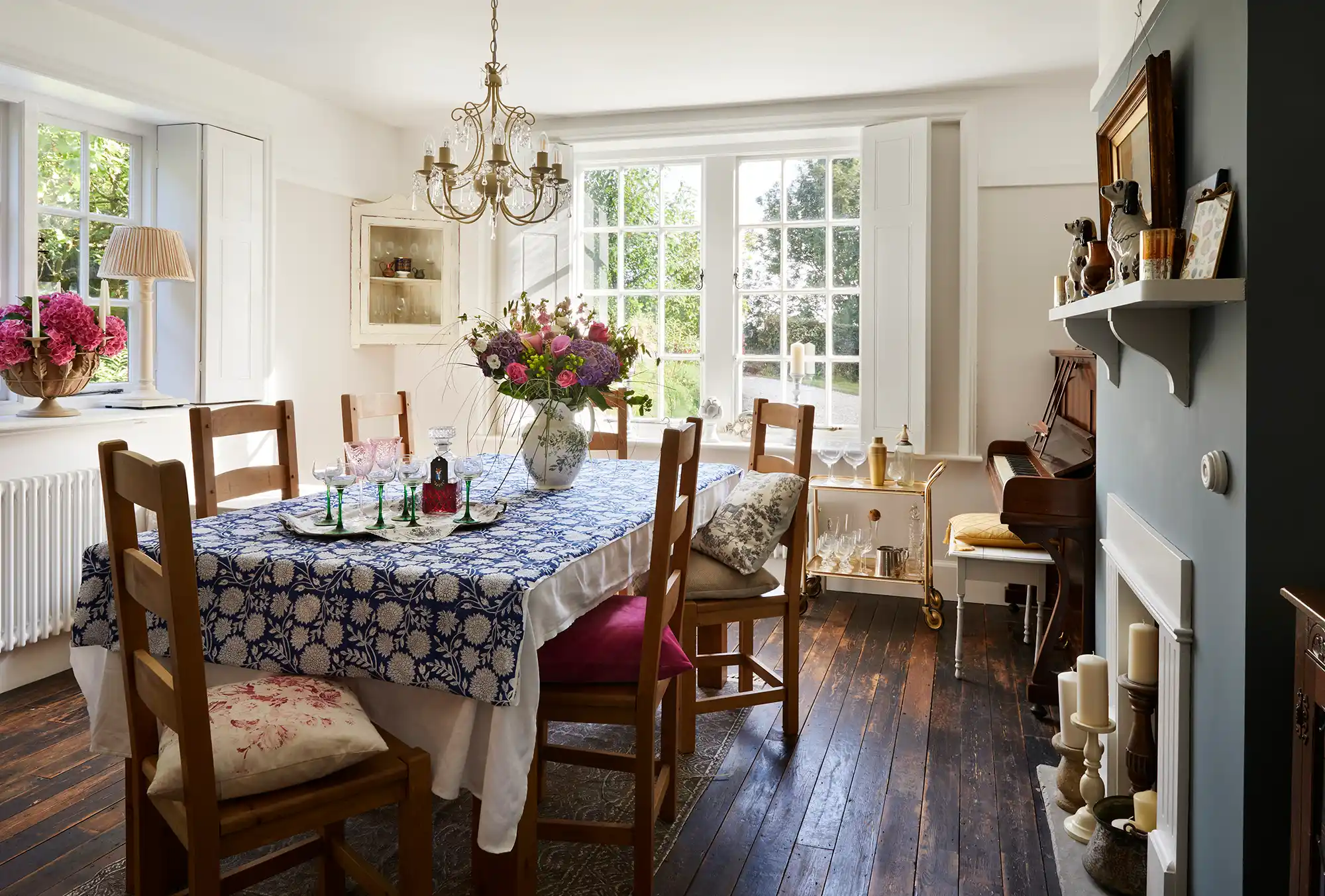 Bar Cart or Sideboard Dining Area Ideas