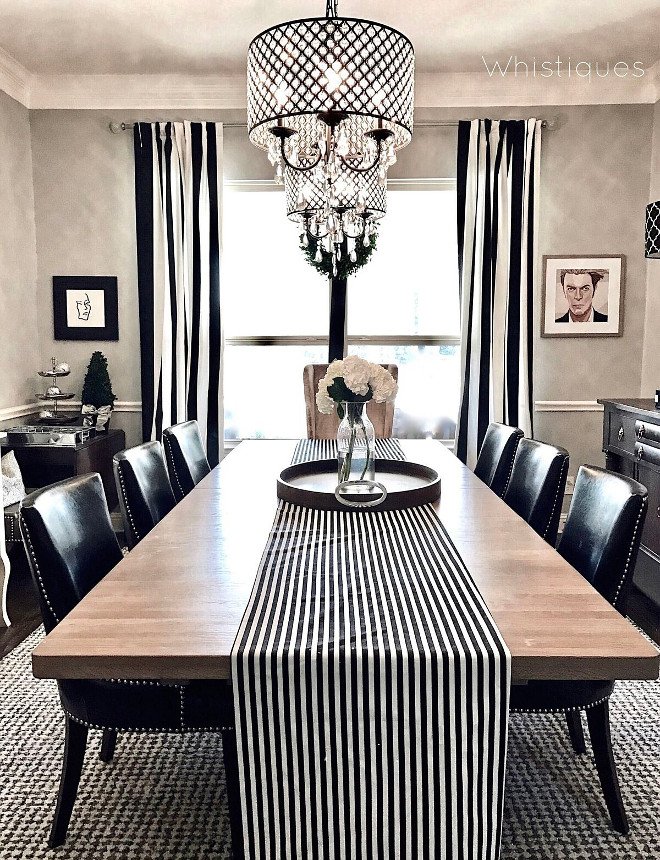 Monochrome Dining Area Ideas