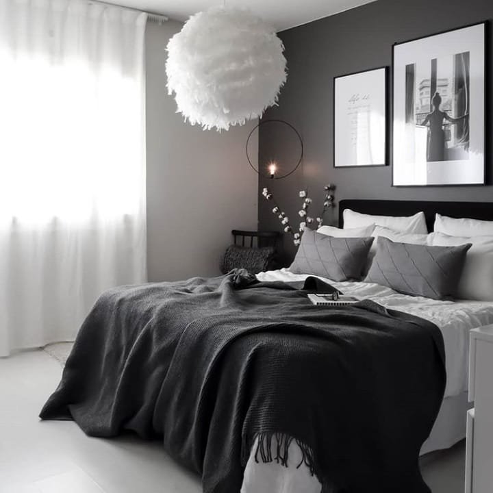 Monochrome Moody Bedroom Color