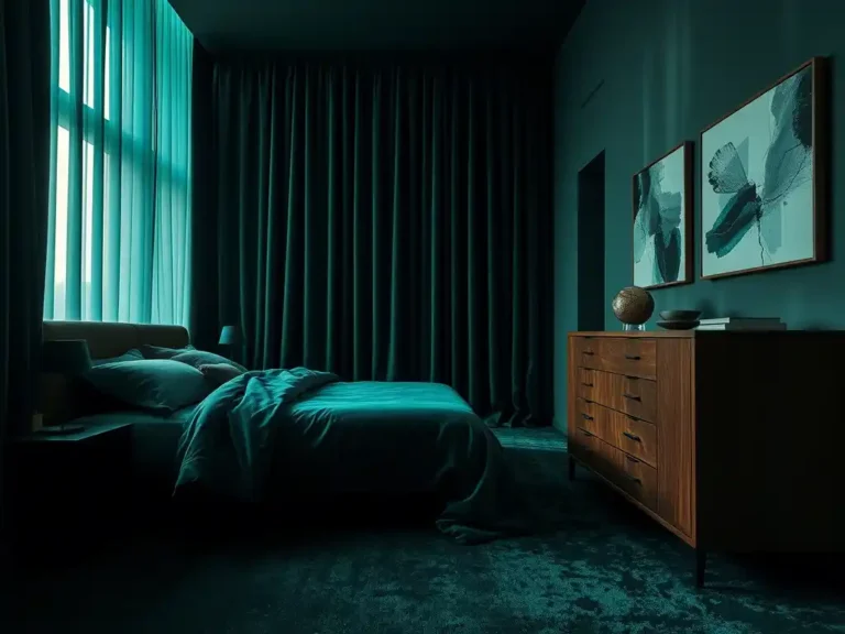 Dark Green Moody Bedroom Ideas
