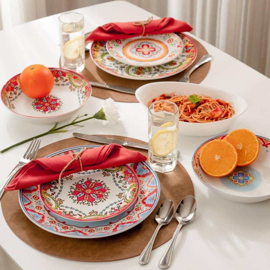 Tableware Boho Dining Room