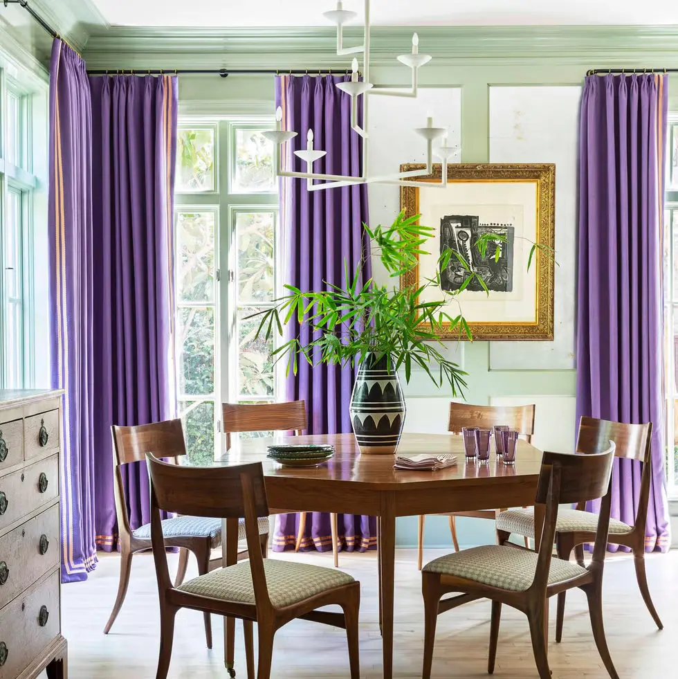 Two-Tone Color Scheme Dining Area Ideas