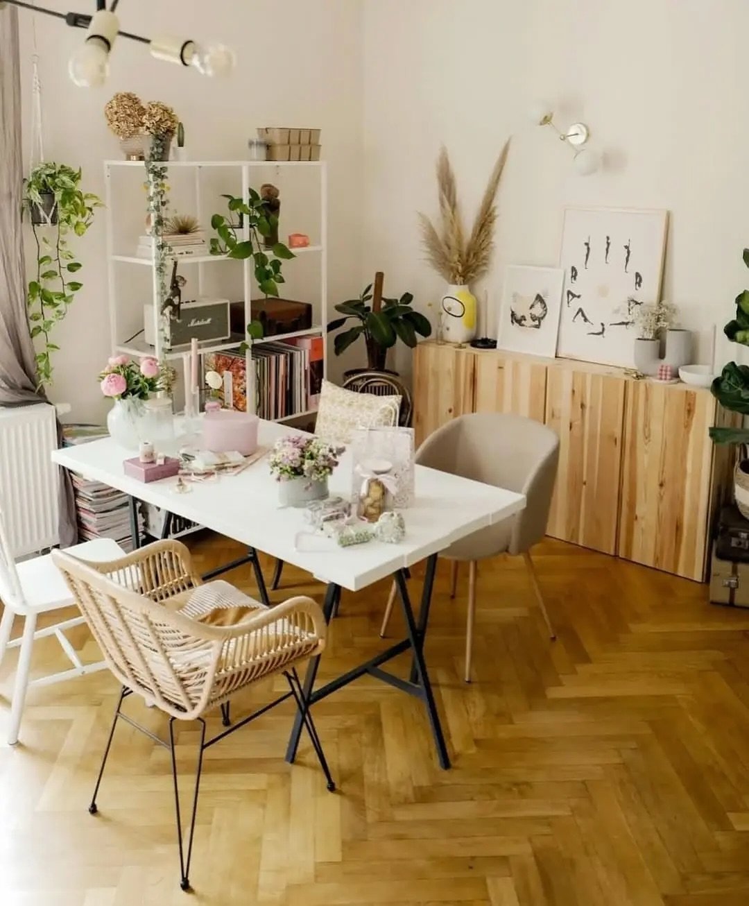 Vases and Vessels Boho Dining Room