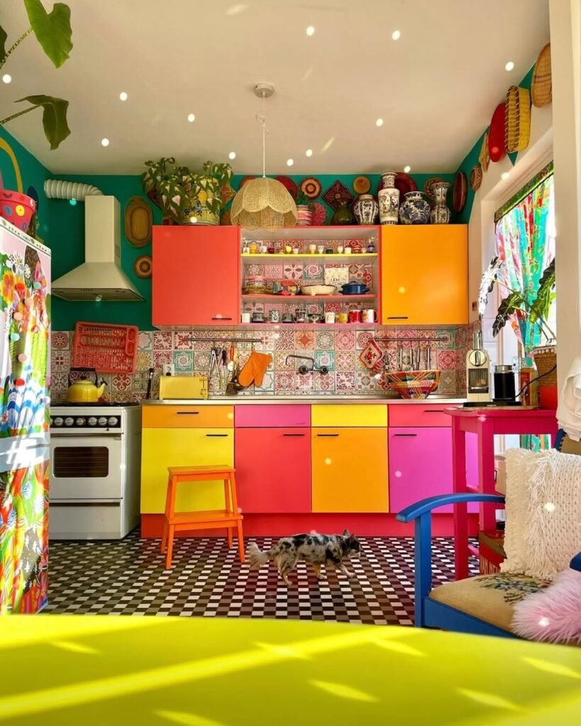 Color-Blocked Cabinets
