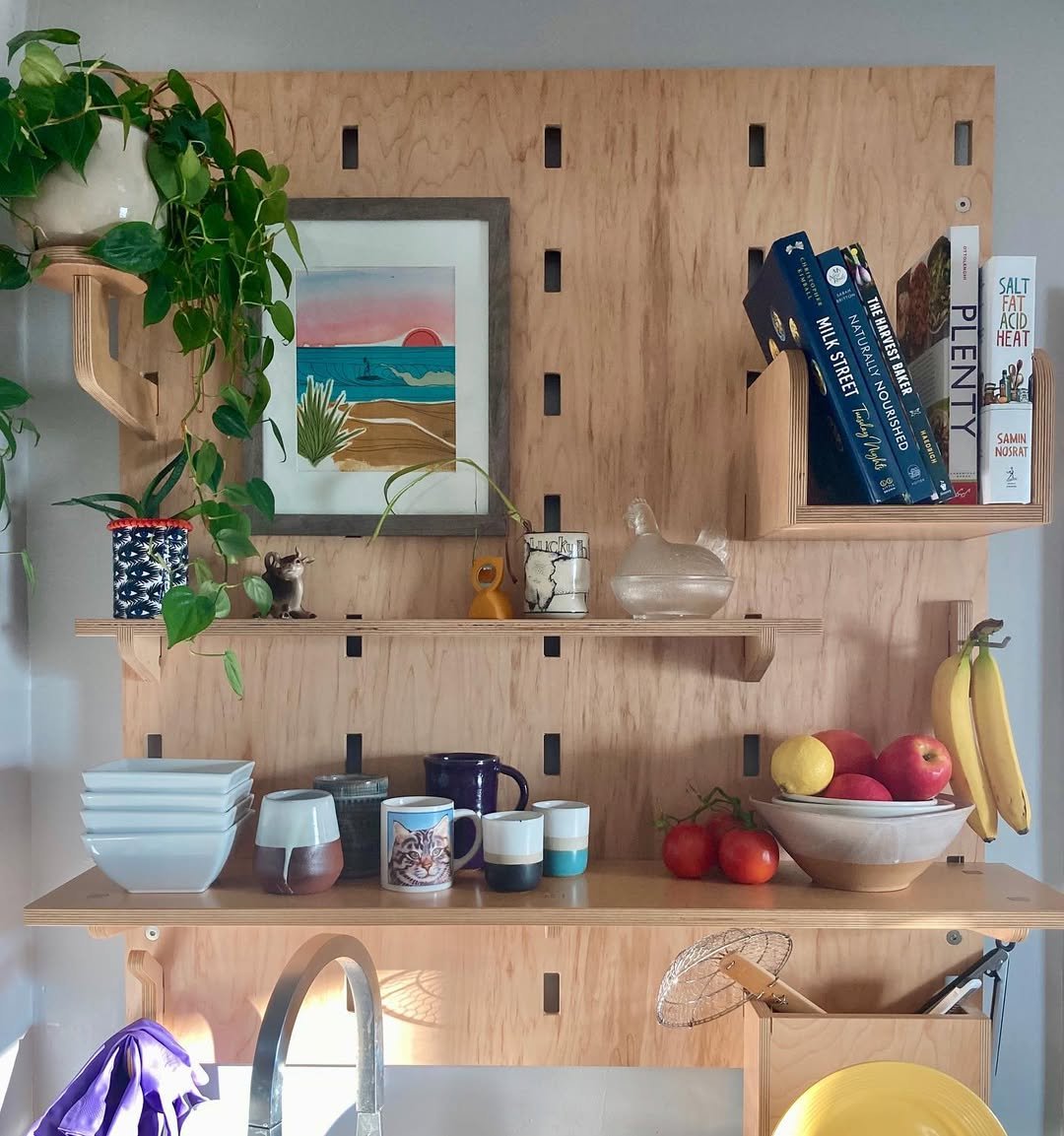 Pegboard Wall Organization