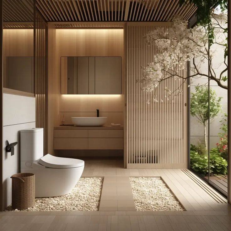 Minimalist Shower Space