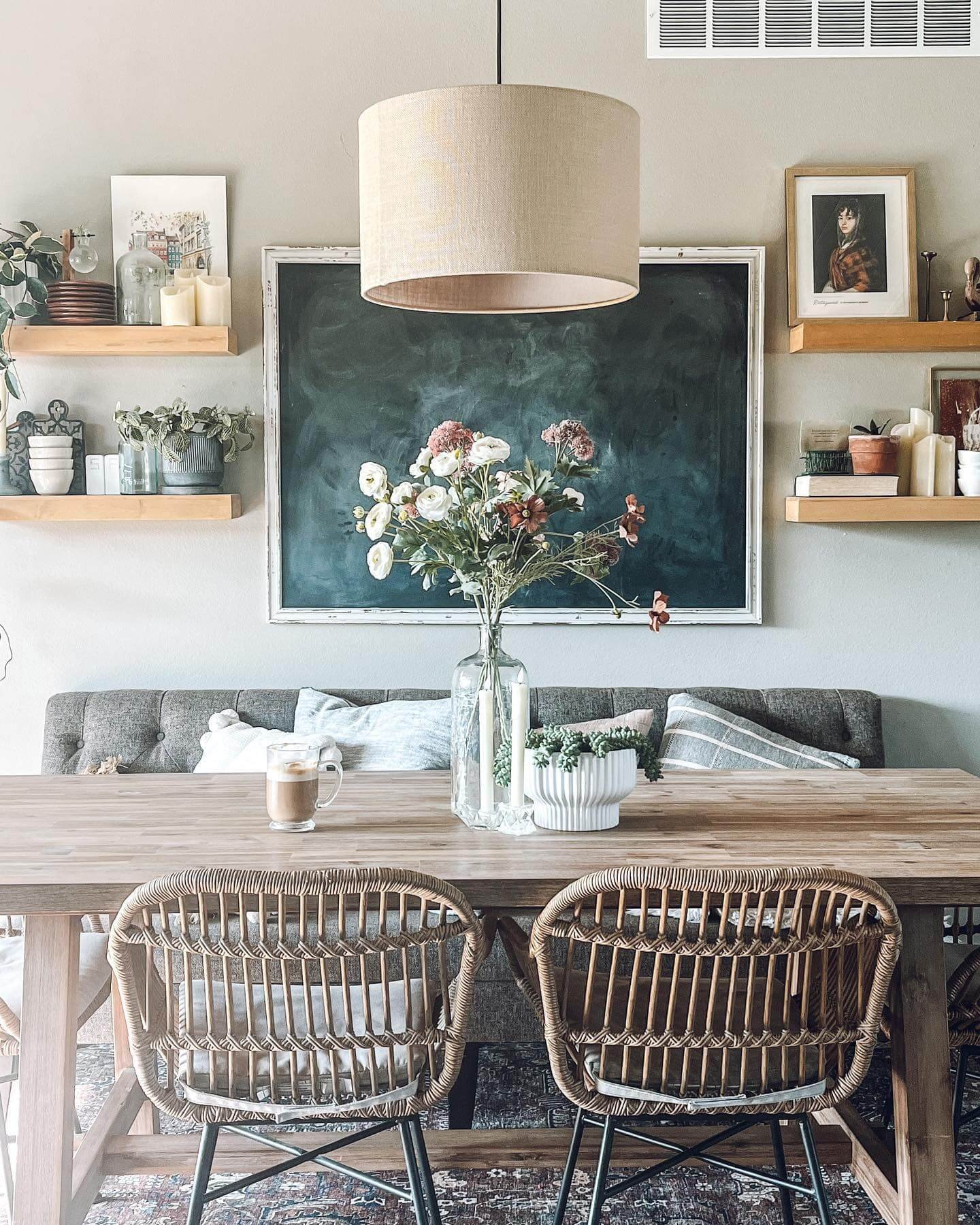 Combine Bench Seating with Small Dining Room Ideas