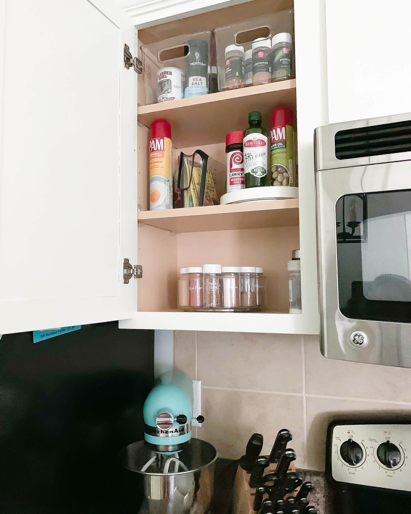 Kitchen Spice Storage Ideas Upper Cabinet