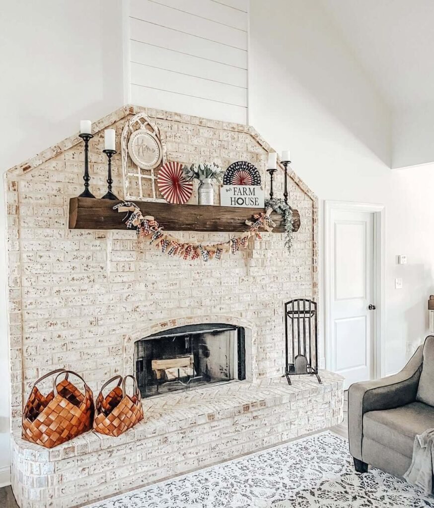 Modern Farmhouse Fireplace Ideas