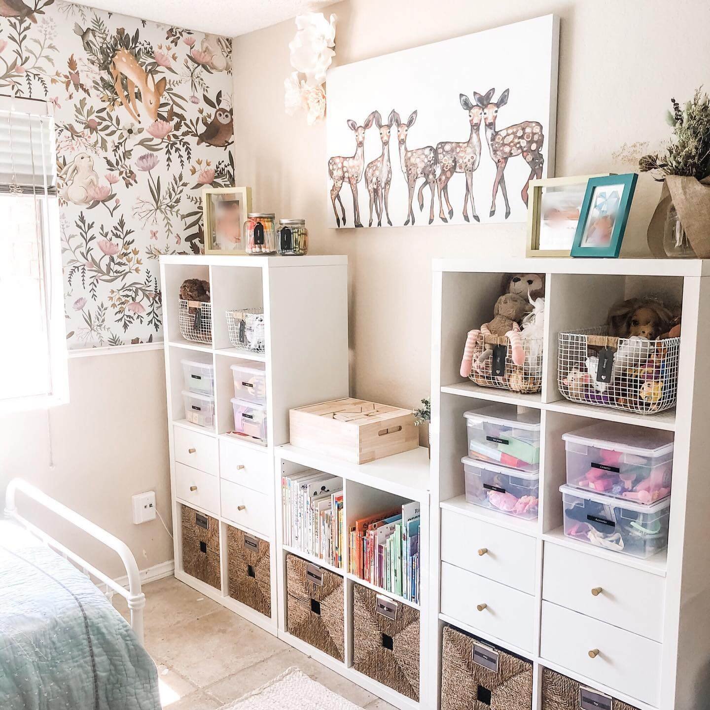 Kids’ Room Organization Mix Closed and Open Storage