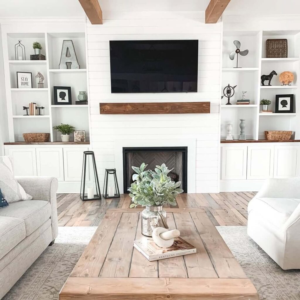 Modern Farmhouse Fireplace Ideas