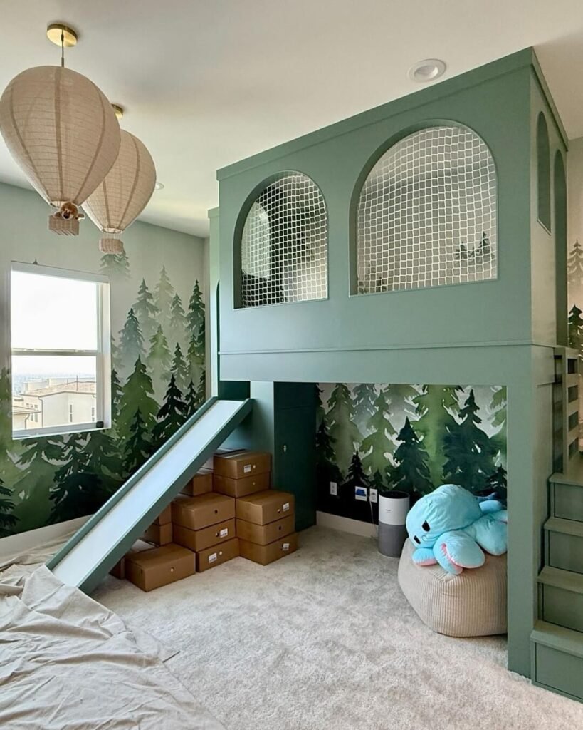 Sage Green Kids’ Bedroom Ideas