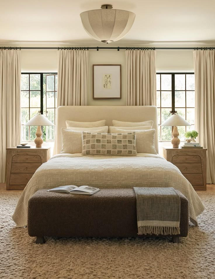 Neutral Tones Luxury Bedroom Decor Ideas 
