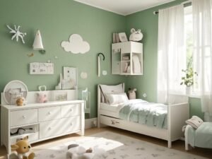 Sage Green Kids’ Bedroom Ideas