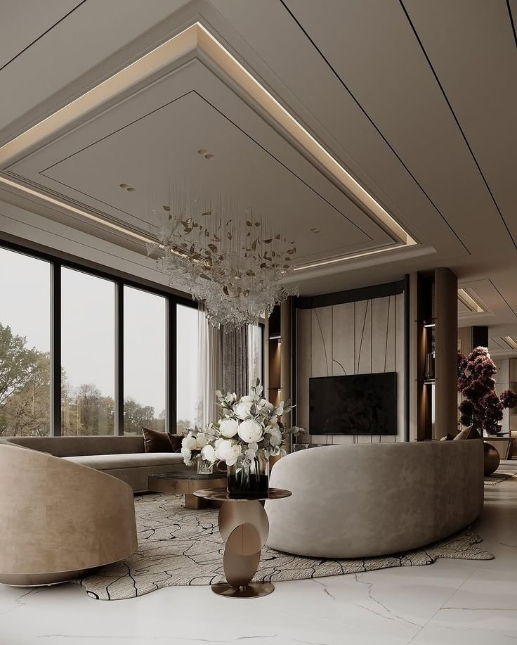 Luxurious Layers in Ceilinng Design