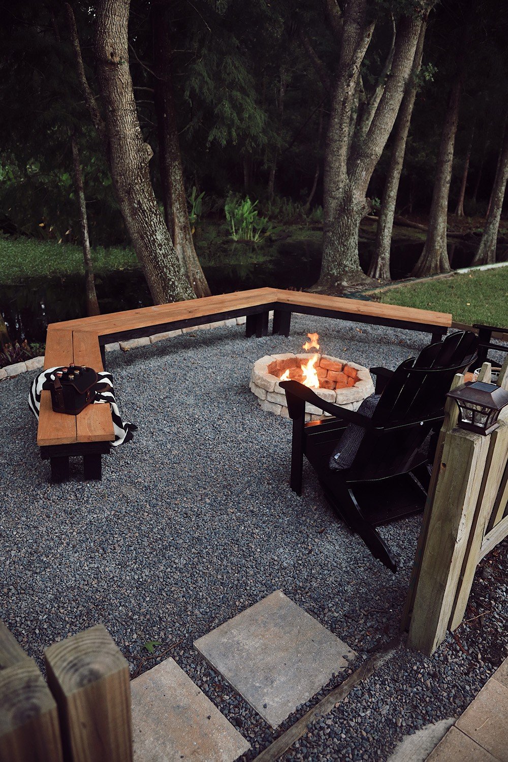 Backyard Fire Pit Ideas Circular Seating Arrangement