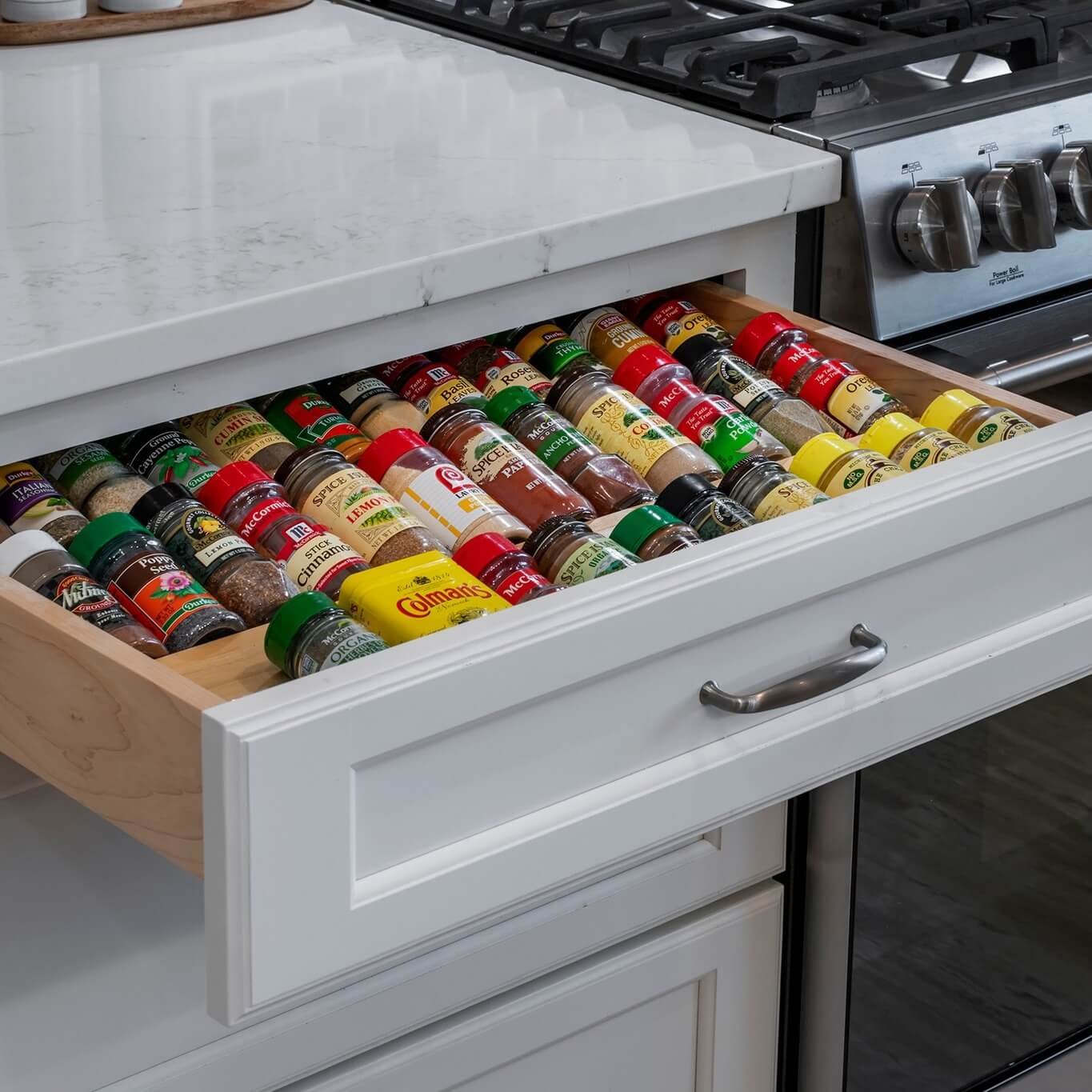 Kitchen Spice Storage Ideas Drawer Spice Organizer