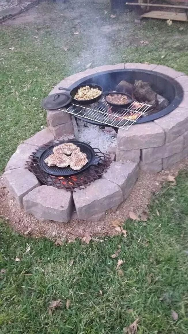 Cozy Campfire Style Pit
