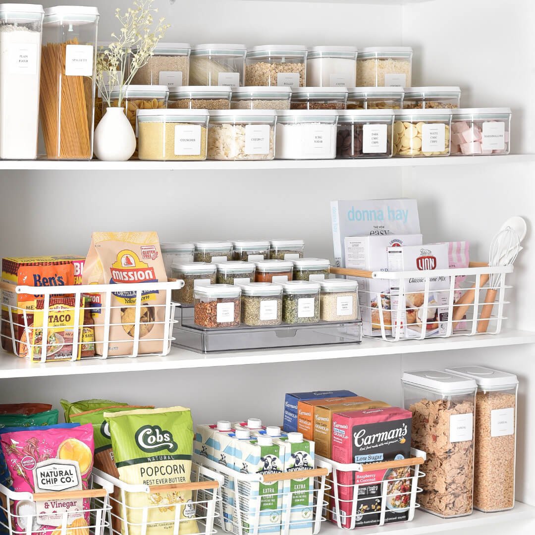 Clear Containers Kitchen Spice Storage Ideas