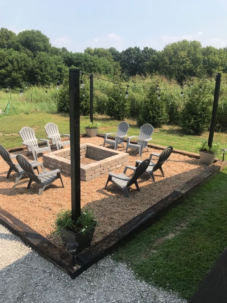 Backyard Fire Pit Ideas: Colorful Garden Fire Pit