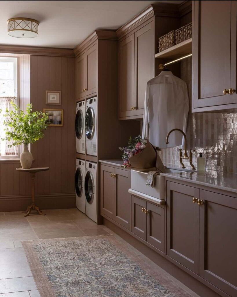 Warm Earthy Palette Large Utility Room Ideas