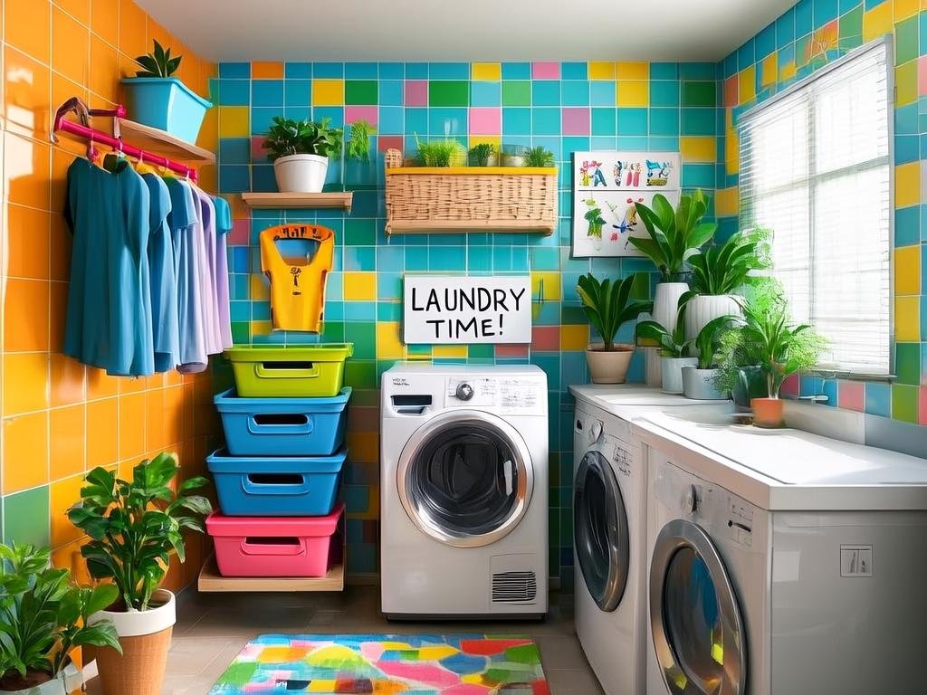 Funky Laundry Room Ideas