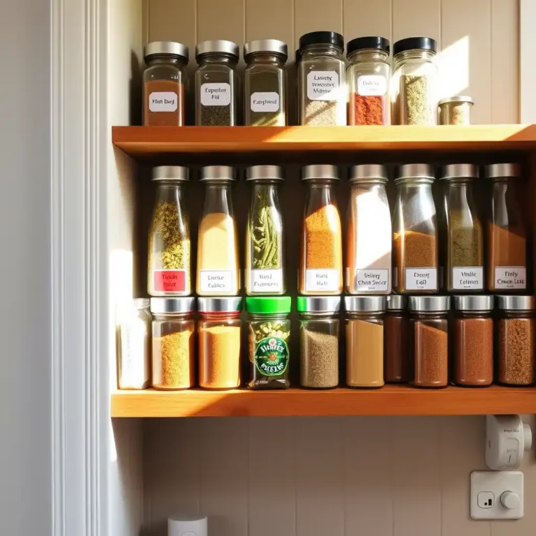 Kitchen Spice Storage Ideas