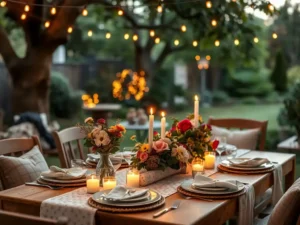 Cozy Outdoor Dining Table Decor Ideas for Memorable Family Gatherings!