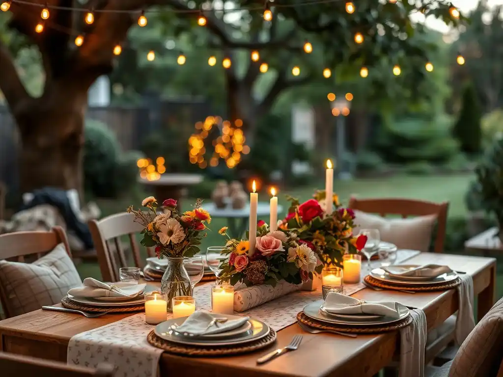 Cozy Outdoor Dining Table Decor Ideas for Memorable Family Gatherings!