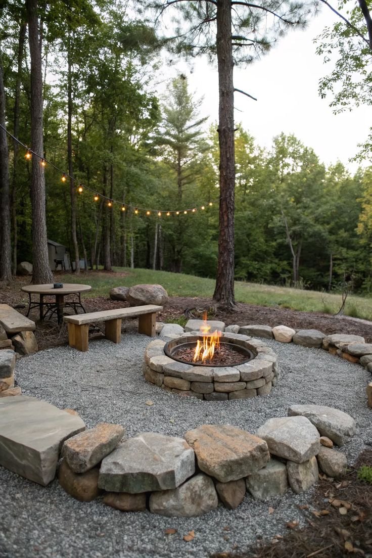 Backyard Fire Pit Ideas: 20 Ways to Create Cozy Outdoor Gatherings - 14. Minimalist Fire Pit Design