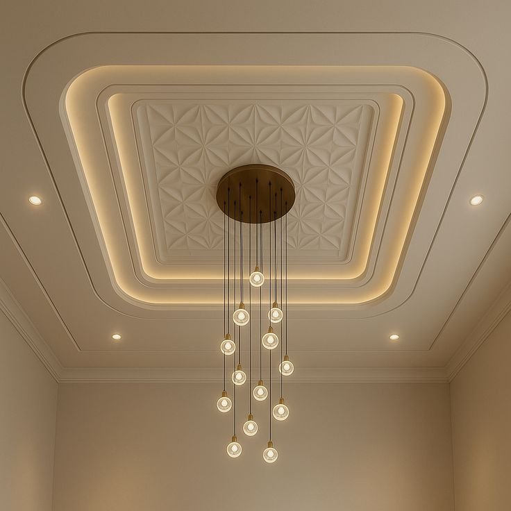 21 Luxury Ceiling Designs That Will Wow Your Guests (Don’t Miss #5!) - 9. Glamorous Heights