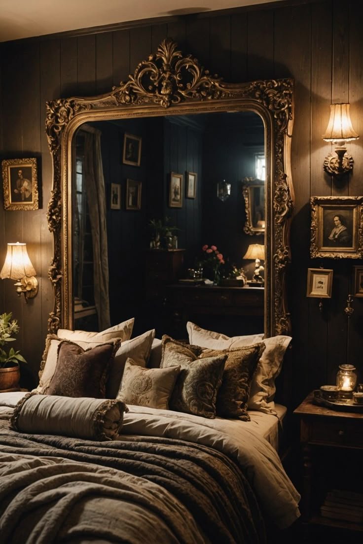  Dark Moody Victorian Bedroom Cozy Reading Nook