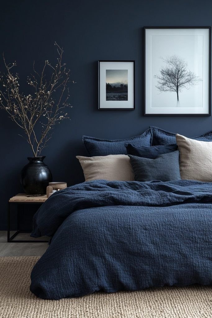 Moody Coastal Bedroom Trend Earthy Greens