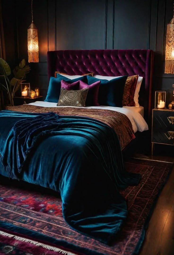 Moody Maximalist Bedroom Inspirations Elegant Bohemian
