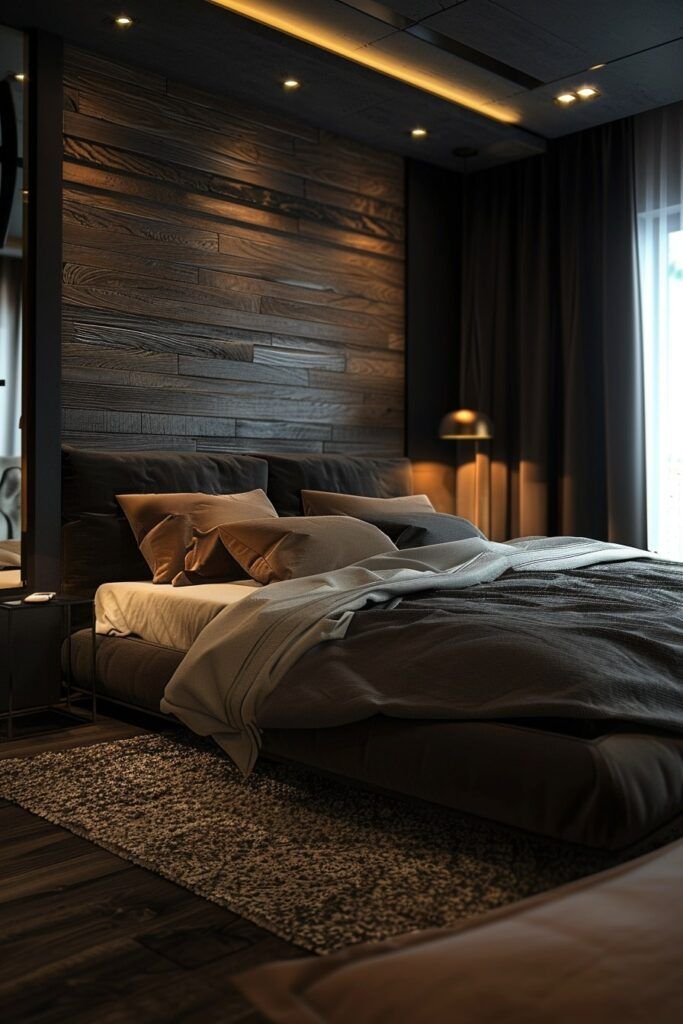 Moody Minimalist Bedroom Transformations Dramatic Elegance