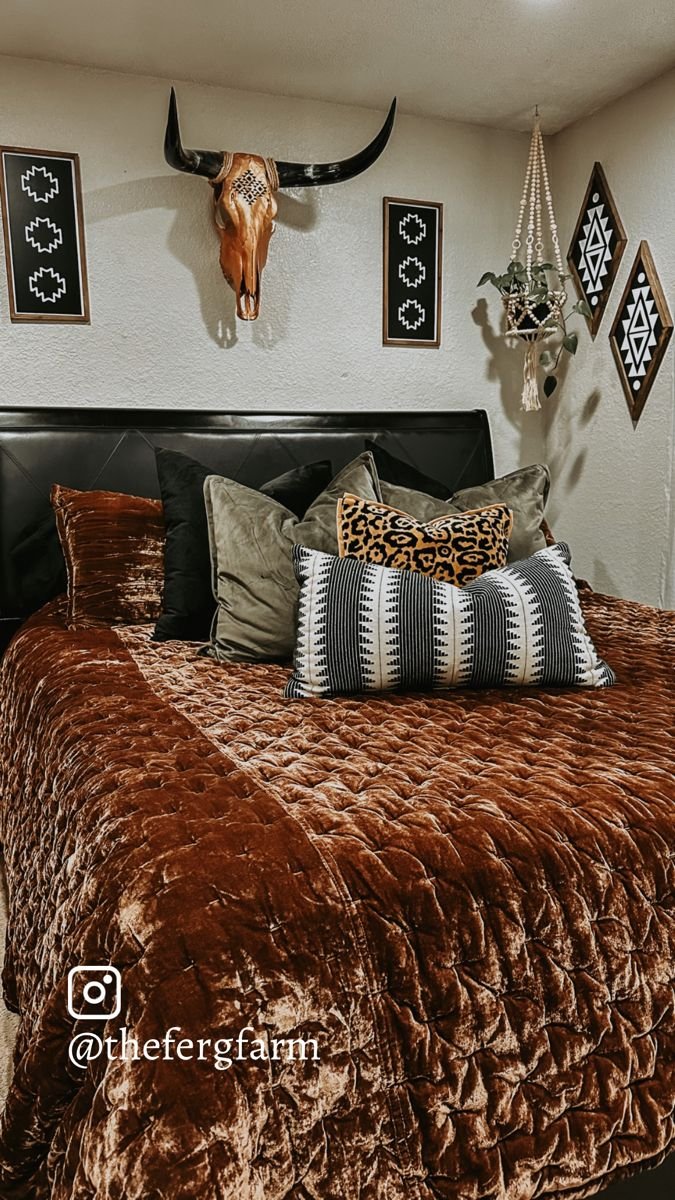Moody Western Bedroom Playful Patterns