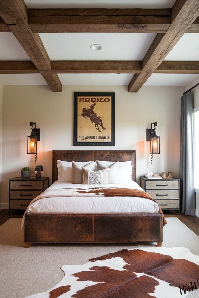 Moody Western Bedroom Vintage Western
