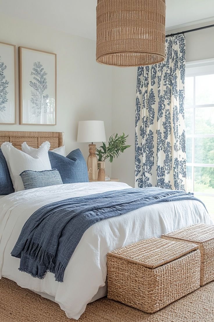 Moody Coastal Bedroom Trend Canopy Beds