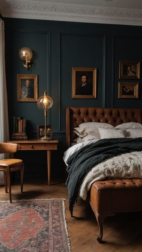 Dark Moody Victorian Bedroom Cozy Retreat