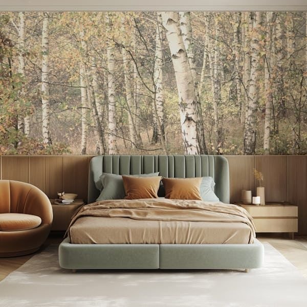 Dramatic Moody Bedroom Wallpaper Designs Botanical Beauty