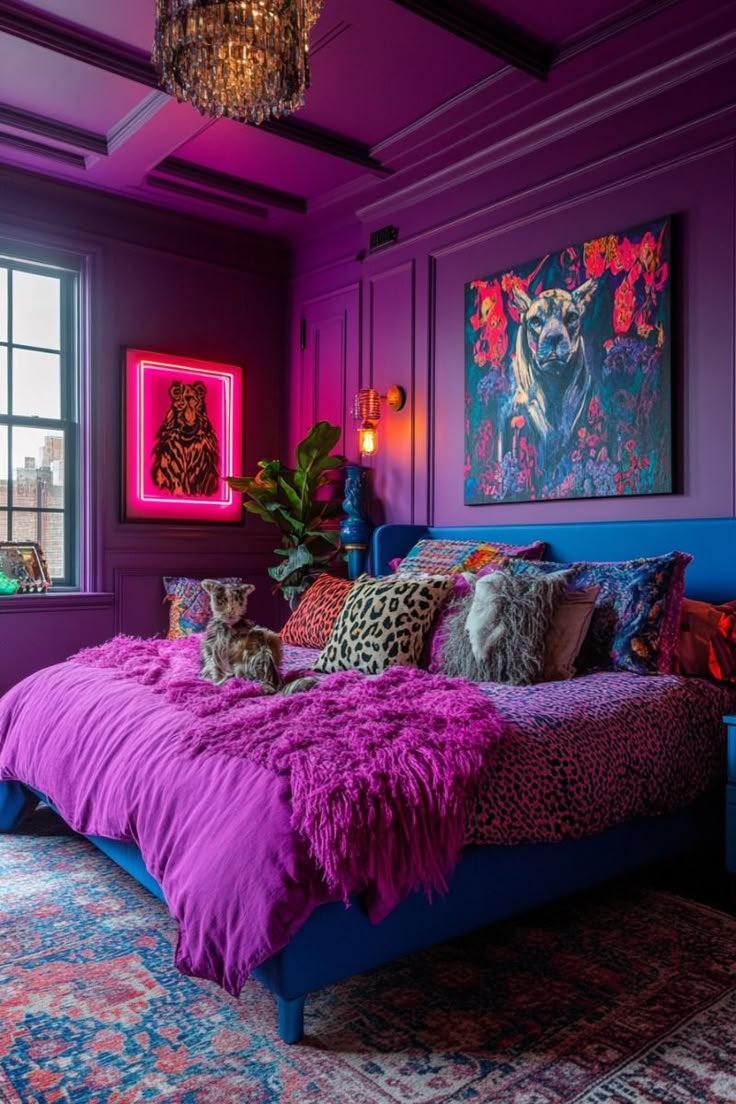 Moody Maximalist Bedroom Inspirations Coastal Calm