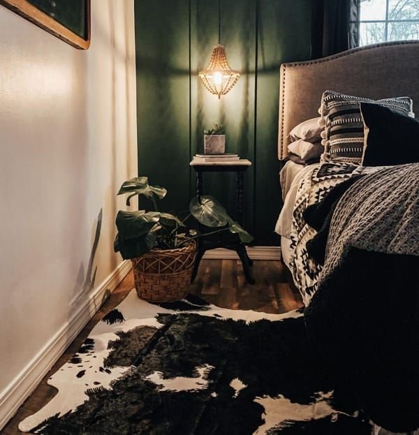 Moody Western Bedroom Cozy Cabin