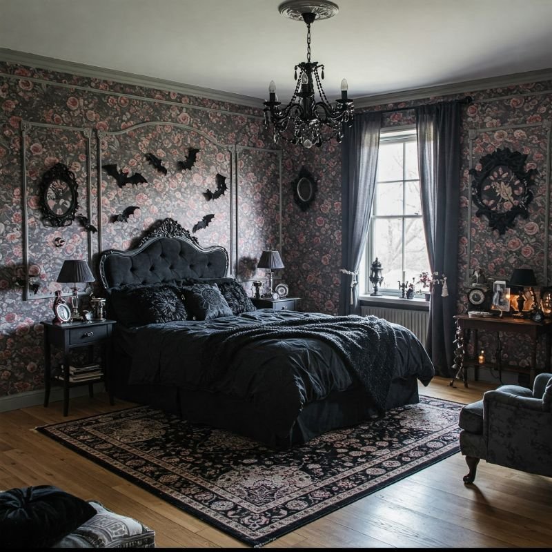  Dark  Moody Victorian Bedroom Cozy Bed Nooks