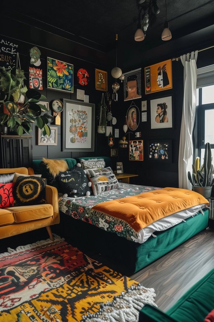 Moody Maximalist Bedroom Inspirations Artisan's Haven