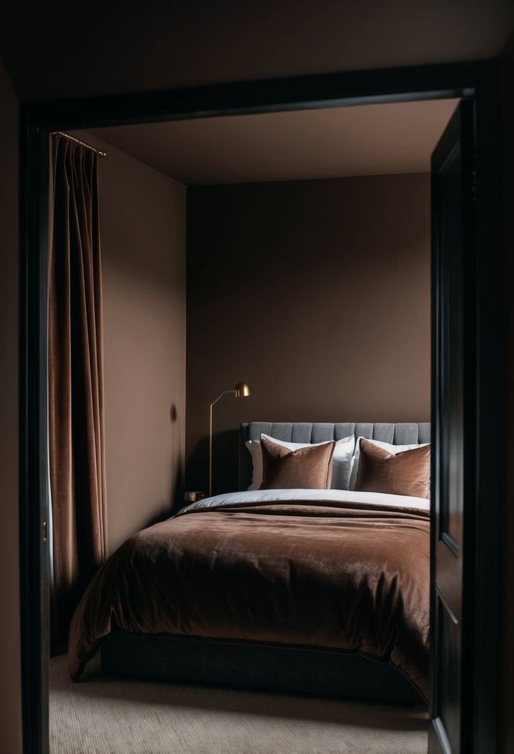 Moody Minimalist Bedroom Transformations Tranquil Escape