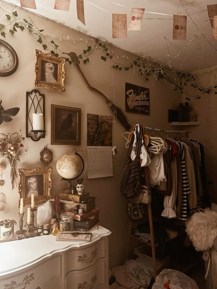 Antique Furniture Finds in Dark Academia Aesthetic Bedroom