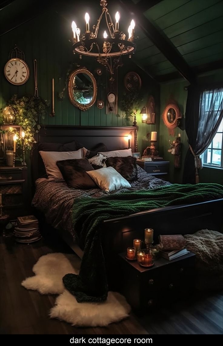 Cozy Moody Cottage Bedroom Hacks Embrace Dark Colors
