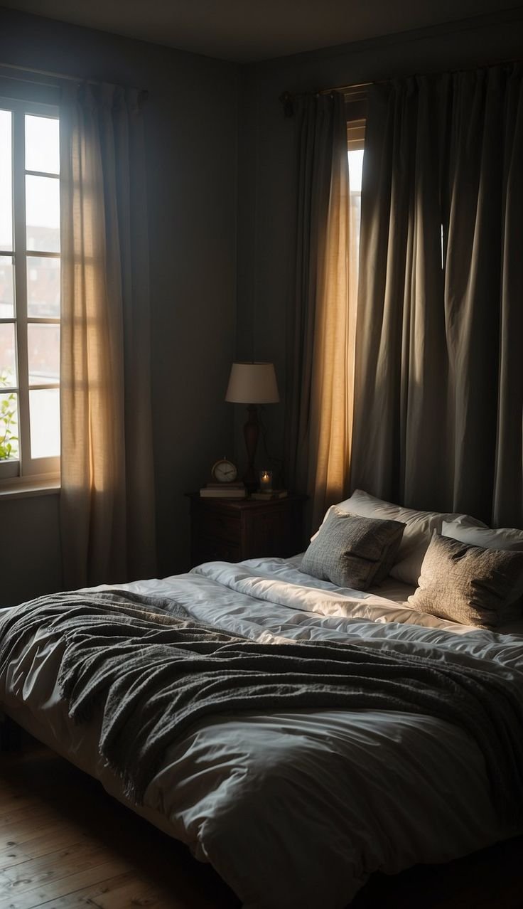 Moody Minimalist Bedroom Transformations Modern Comfort